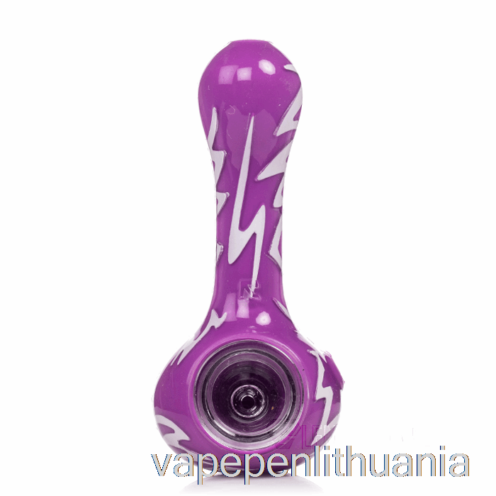 Eyce Oraflex Switchback Silikoninis šaukštas Purpurinis / Baltas Vape Skystis